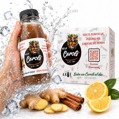 Suscripción Caroli Jengibre, Limón y Canela (Pack 5x6) 30 botellines