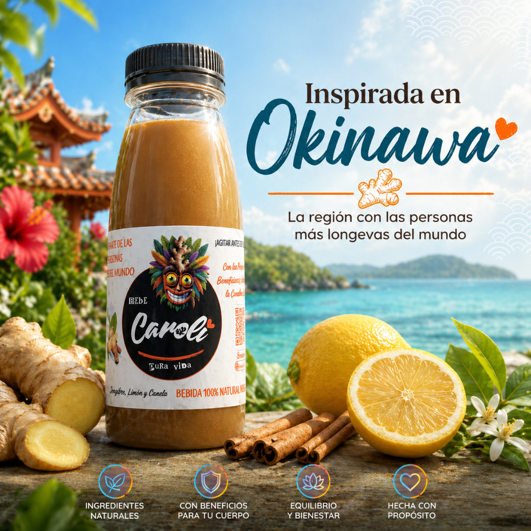 Suscripción Caroli Jengibre, Limón y Canela (Pack 5x6) 30 botellines