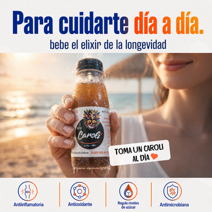 Suscripción Caroli Jengibre, Limón y Canela (Pack 5x6) 30 botellines
