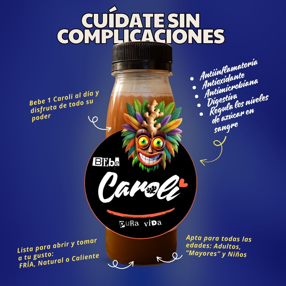 Caroli Jengibre Canela y Limón (Pack 6 und.)